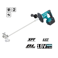 Аккумуляторная бесщеточная дрель-миксер Makita DUT130Z LXT 18В электрическая ручная мешалка (4162)